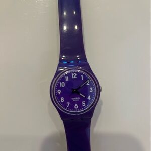 Swatch Deep Purple Timepiece